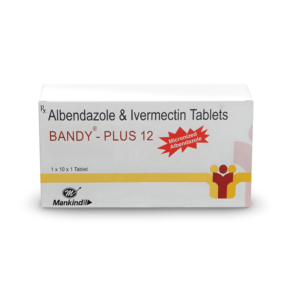 Albenza Generic - Bandy-Plus 12 Tablet (Albendazole)