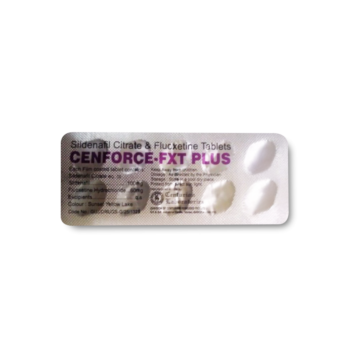 Cenforce FXT Plus (Sildenafil + Fluoxetine)