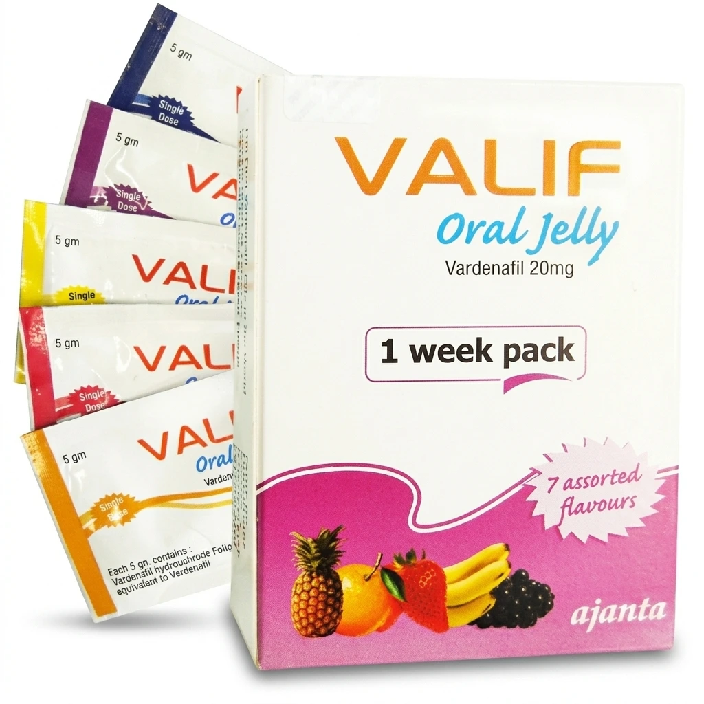 Levitra Generic - Valif Oral Jelly 20 Mg (Vardenafil)